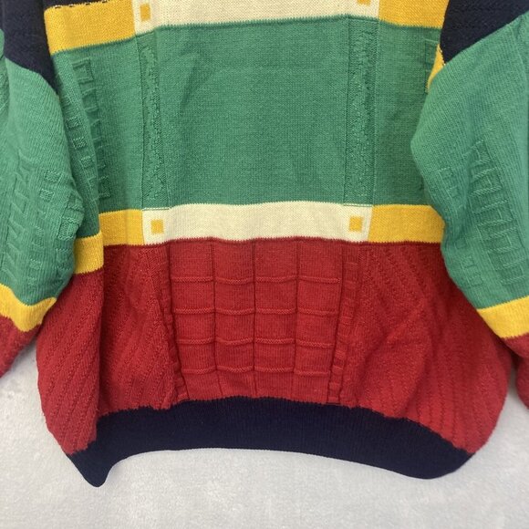 Vintage 90s Baggy Golf Sweater Mens Large Ireland Blarney Castle Designs Relaxed - Picture 12 of 13